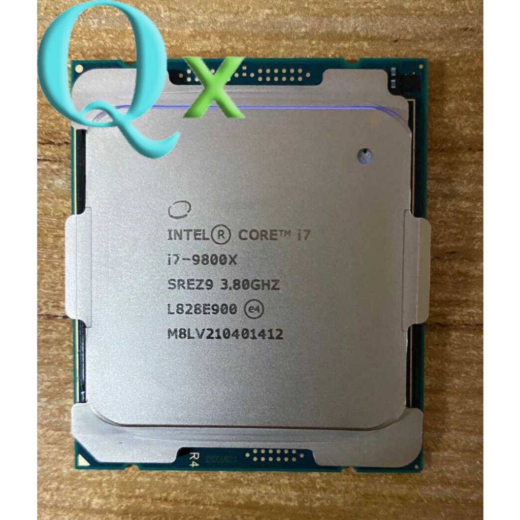Upgrade Gaming CPU Core i7 9800X LGA-2066 โปรเซสเซอร์ CPU SREZ9 3.8GHz 8-Cores 16 ด้ายสําหรับ X299 ค