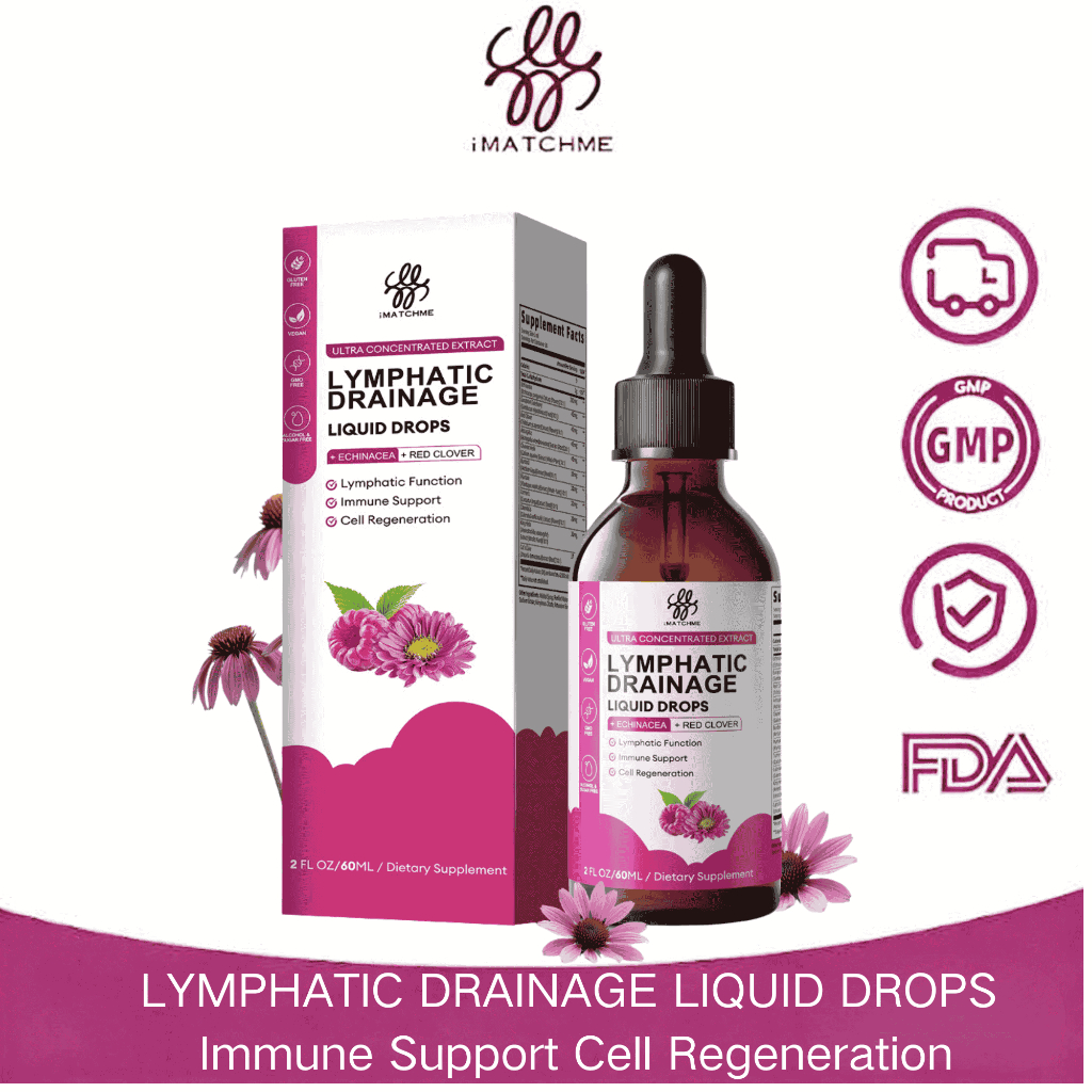 Lymphatic drainage drops,น้ำมันสมุนไพรสูตรพิเศษที่มีส่วนผสมของเอ็กไคนาเซียและเอลเดอร์เบอร์รี่: ช่วยเสริมสร้างภูมิคุ้มกัน บำรุงระบบน้ำเหลือง และช่วยทำความสะอาดและล้างสารพิษ