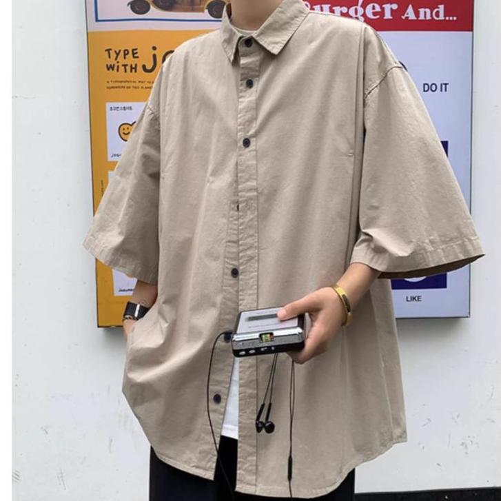 ERSHENSHI Cityboy เสื้อแขนสั้นผ้าไอซ์ซิลค์ญี่ปุ่น
