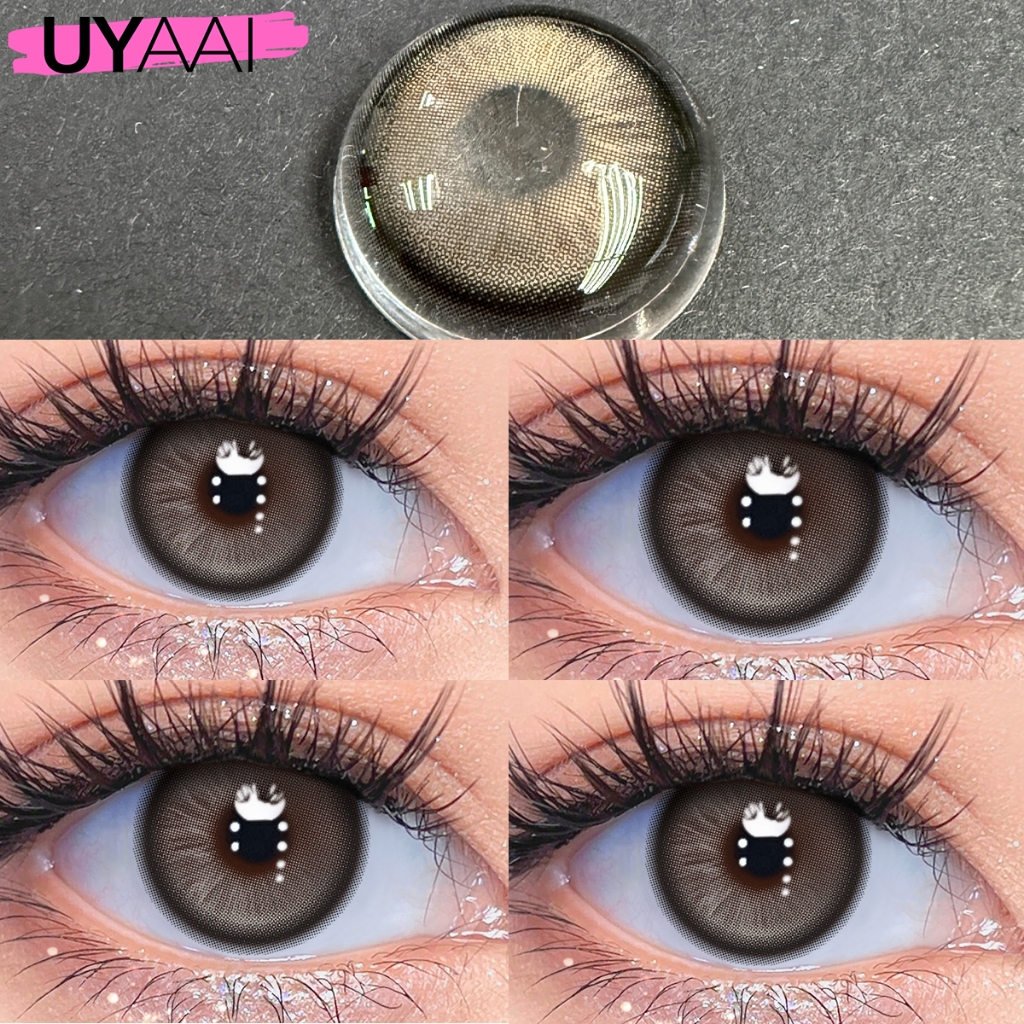 ⚡จัดส่งจากกรุงเทพ⚡【0.00~4.00】UYAAI x FRESHLADY คอนแทคเลนส์สี Choco Jump Series 14.2-14.5 มม