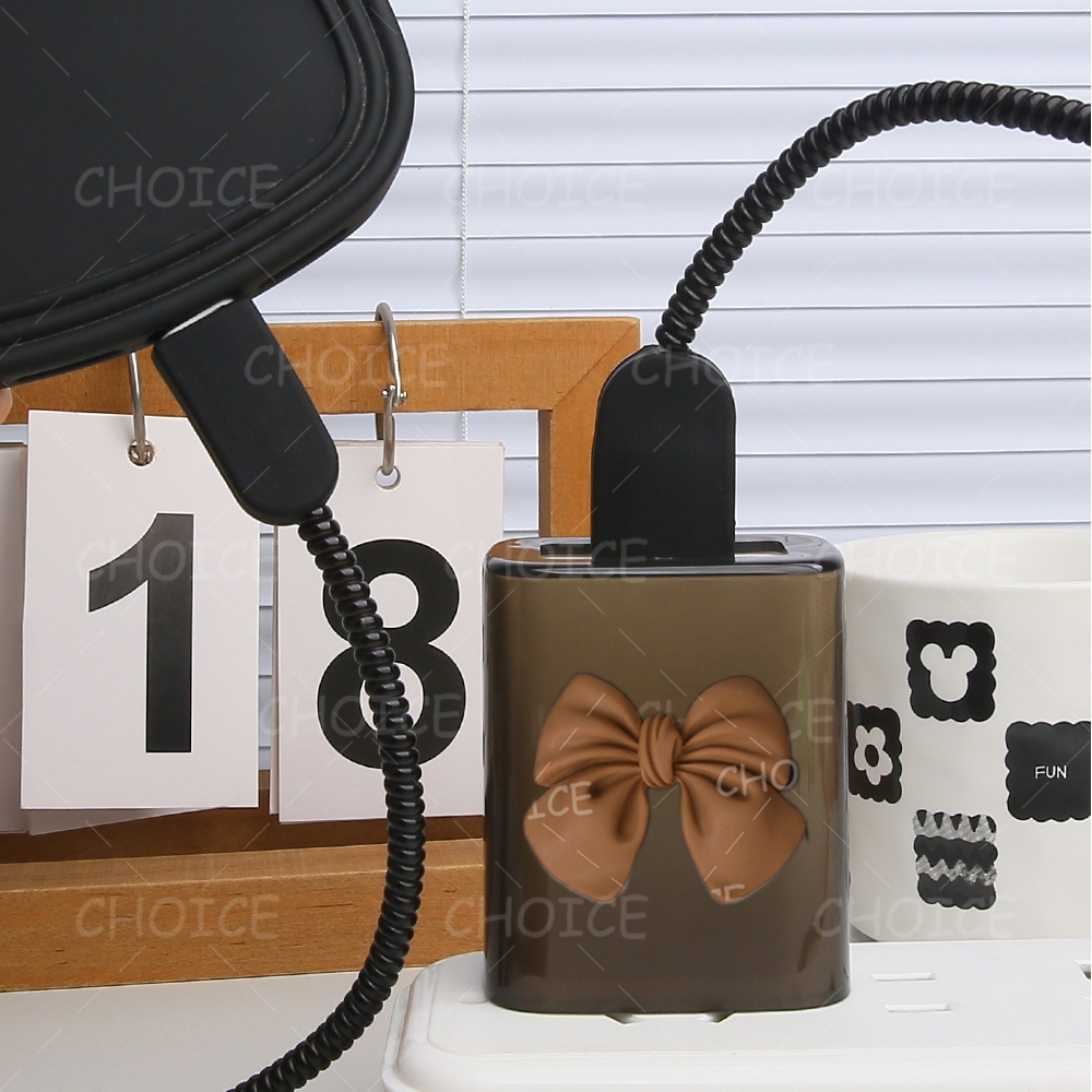 สําหรับ Xiaomi 17 Charger Case bow การ์ตูน Charger Cover 18W/33W/note 14 Pro 5 45W/67W/90w//100W/120