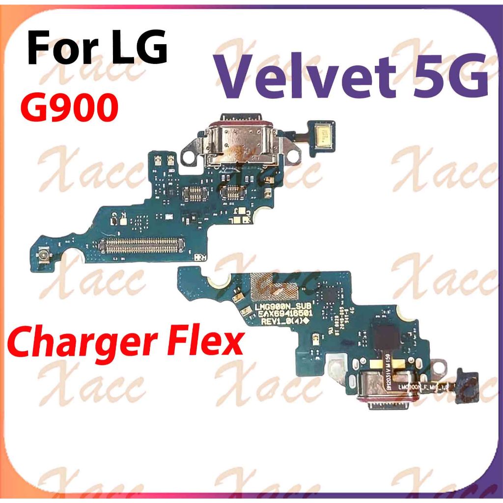 สําหรับ LG กํามะหยี่ 5G LM-G900N LM-G900EM LM-G900 LM-G900TM ชาร์จพอร์ต Flex สาย USB Dock Connector 