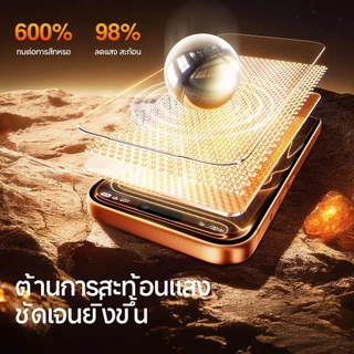 SmartDevil 3D โค้งกระจกนิรภัยป้องกันหน้าจอสําหรับiPhone 17 Pro Max/16 Pro/15 Full-Coverageป้องกันหน้าจอพร้อมDrop Protection