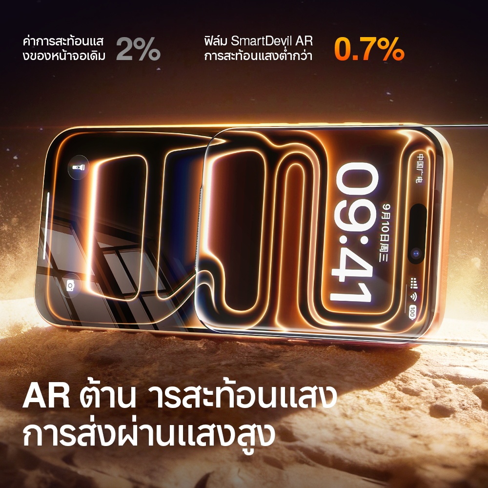 SmartDevil 3D โค้งกระจกนิรภัยป้องกันหน้าจอสําหรับiPhone 17 Pro Max/16 Pro/15 Full-Coverageป้องกันหน้าจอพร้อมDrop Protection ราคา ถูกที่สุด ดีลบีเคเค แกลเลอรีภาพที่ 6