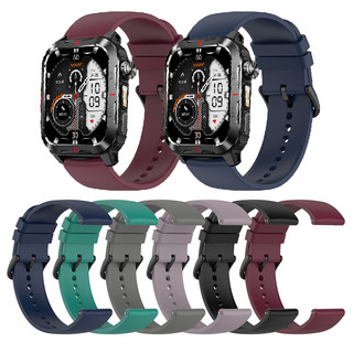 สําหรับ Aolon Tetra S5 สายนาฬิกาซิลิโคนอ่อน 22 มม.Smartwatch Quick-Release สายรัดทดแทน