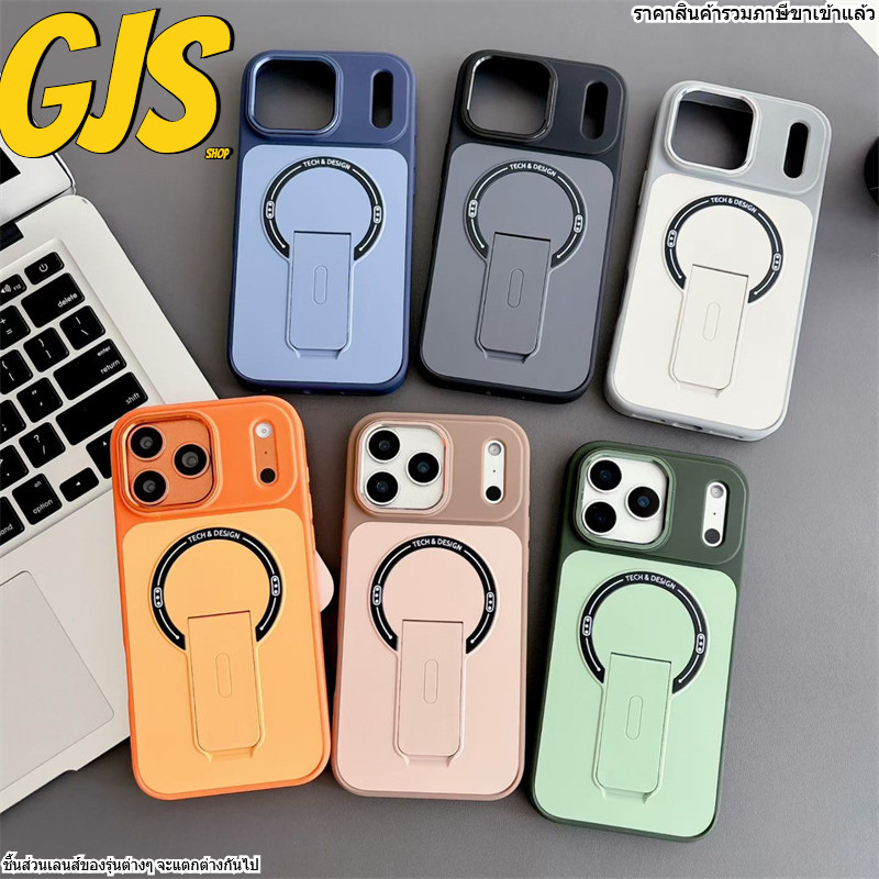แฟชั่นขนาดใหญ่-Holeปกปิดวงเล็บแขนเดี่ยววงกลมShock-proofโทรศัพท์มือถือสําหรับIPhone14 15 16 13 17PLUS PRO MAX AIR