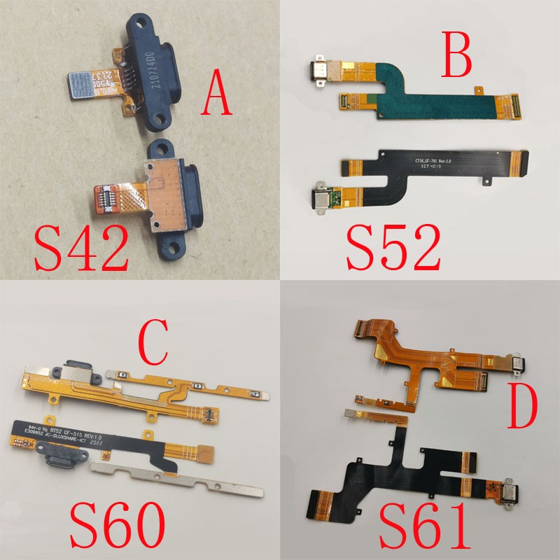 1 ชิ้น Usb Charger Board Flex สายเชื่อมต่อปลั๊กสําหรับ Caterpillar CAT S62Pro S62 Pro S60 S42 S61 Do
