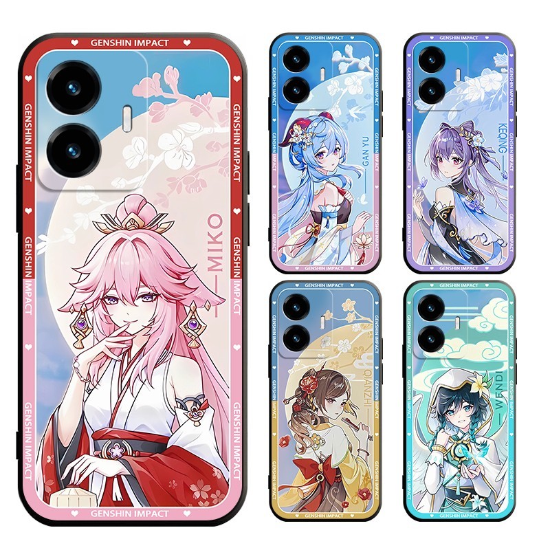 VIVO V60 Lite V60 V50 LITE V50 PRO 5G V4O V40 Pro V40 Lite 4G 5G Genshin Impact Casing Soft Case Cov