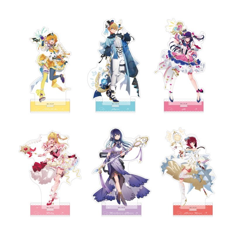 แท่นใส่อะคริลิก Oshi no Ko ⭐อควา รูบี้ ไอ คานะ อากาเนะ MEM โชะ ครบเซ็ต น่าเก็บ