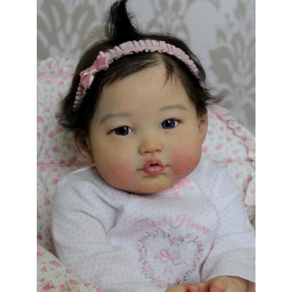 21 นิ้ว Reborn ตุ๊กตาชุด Lea สีสดยังไม่เสร็จ Unpainted รูปที่ 6