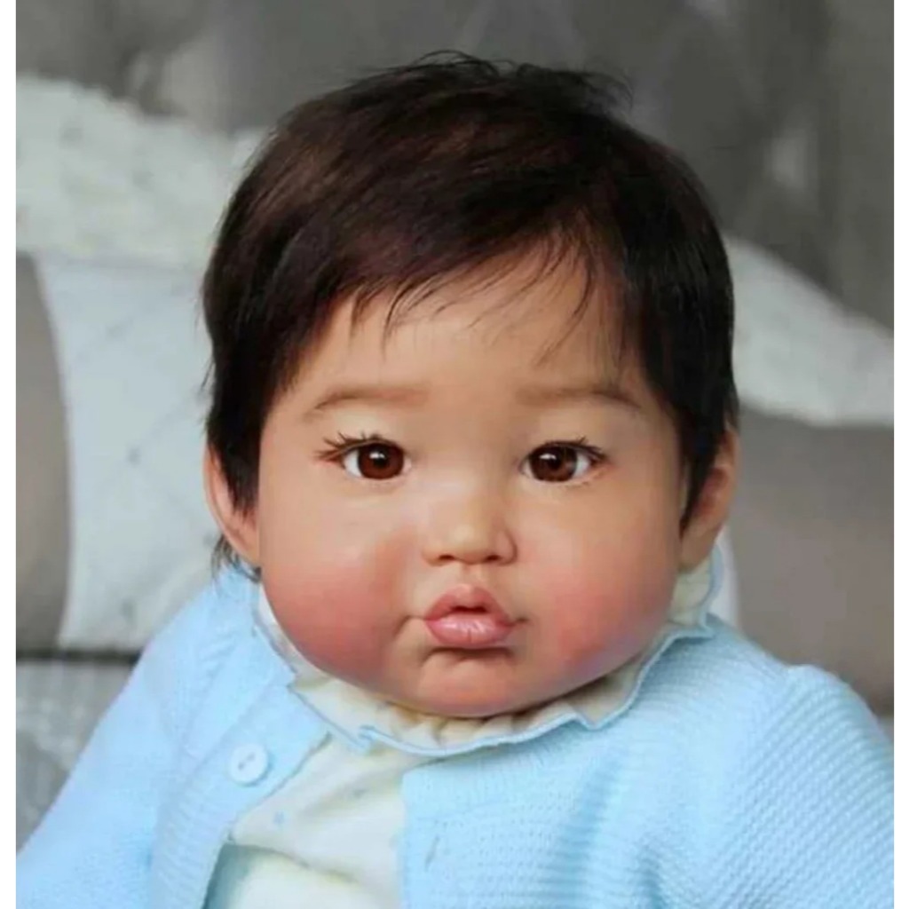 21 นิ้ว Reborn ตุ๊กตาชุด Lea สีสดยังไม่เสร็จ Unpainted รูปที่ 4