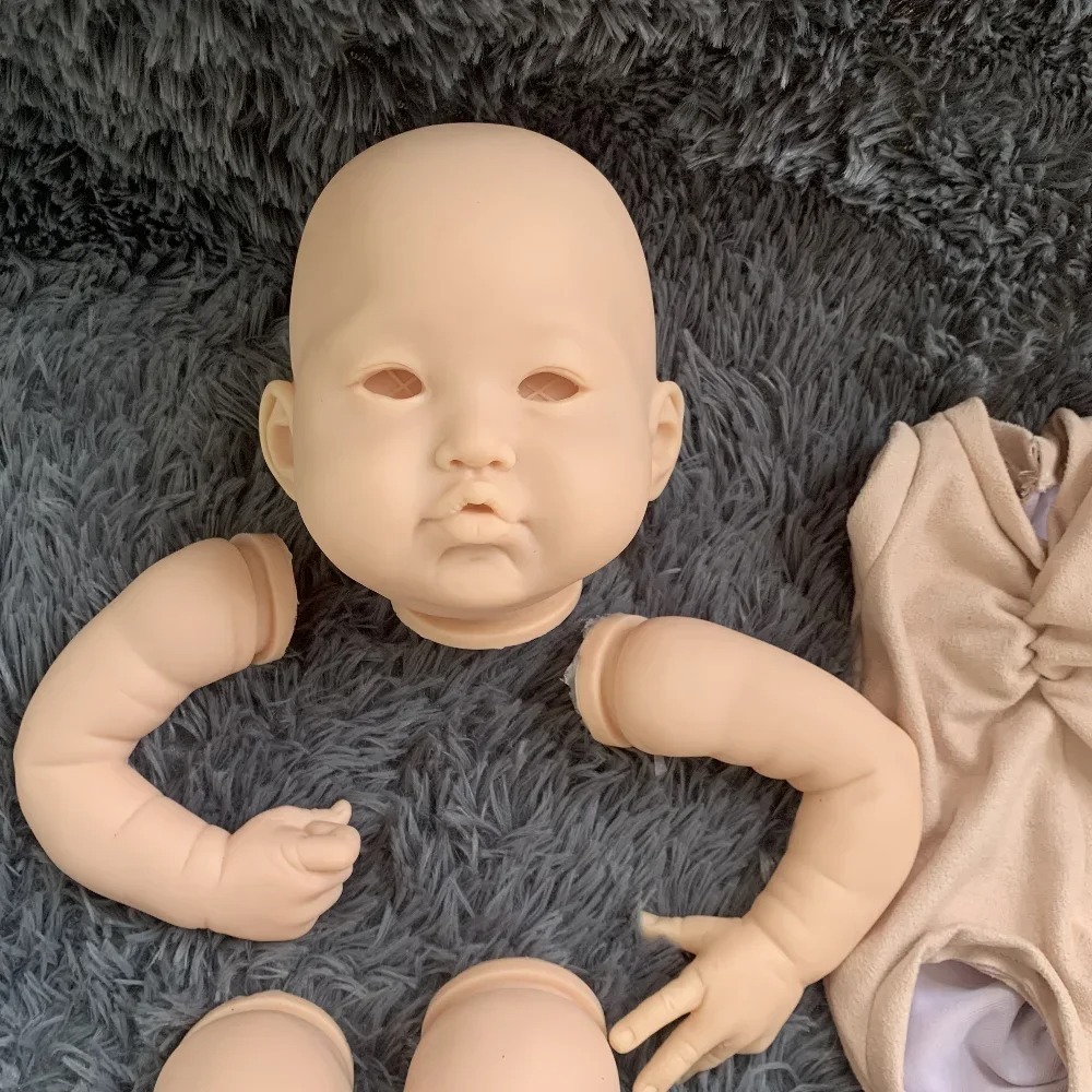 21 นิ้ว Reborn ตุ๊กตาชุด Lea สีสดยังไม่เสร็จ Unpainted รูปที่ 3