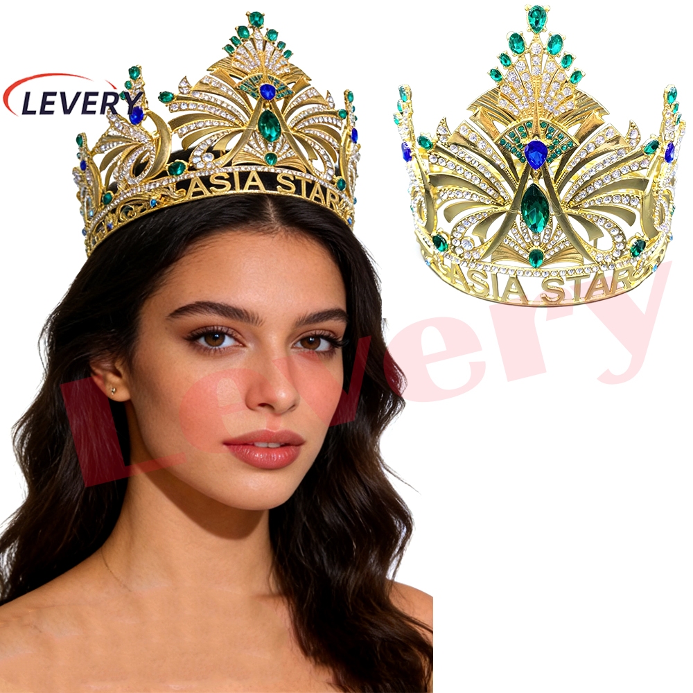 Pageant Tiaras Crown สําหรับผู้หญิง Queen Crown เจ้าสาวสําหรับ Tiaras แถบคาดศีรษะงานแต่งงานวันเกิด Party Prom Princess คริสตัล Crowns อุปกรณ์เสริมผม