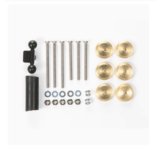 Tamiya tamiya อุปกรณ์เสริมขับเคลื่อนสี่ล้อ 95324 Gold แผ่นโช้คอัพ Ding Thin Ding 6 ชิ้นชุด