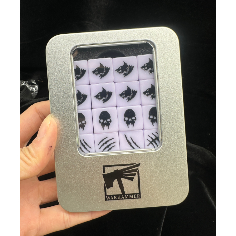 Dice Wolf Group Dice warhammer ลูกเต๋า warhammer ลูกเต๋า HH Space Wild Wolf Dice