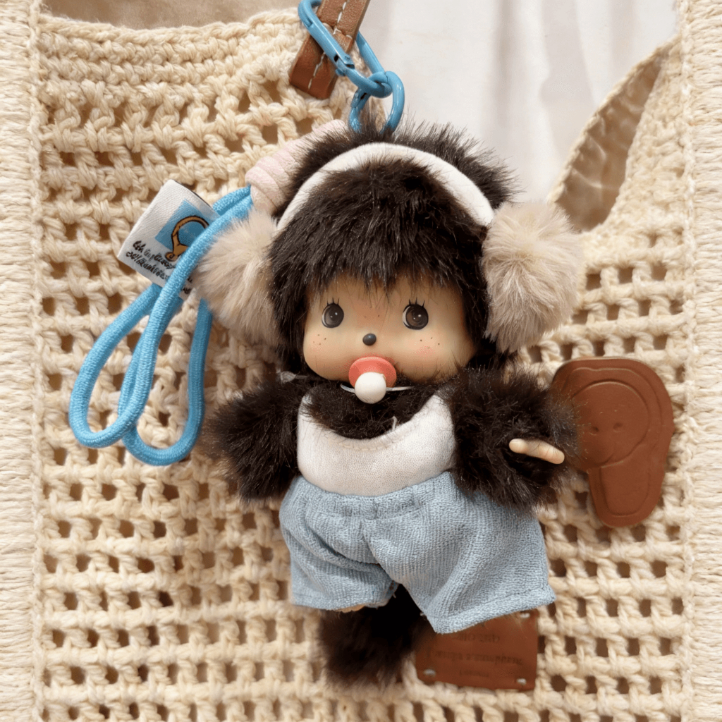 【COD】Mengqiqi ตุ๊กตาไหมพรม 15ซม ที่ห้อยกระเป๋า จี้ห้อยกระเป๋า พวงกุญแจน่ารักๆ ห้อยคู่ ของขวัญวันเกิด