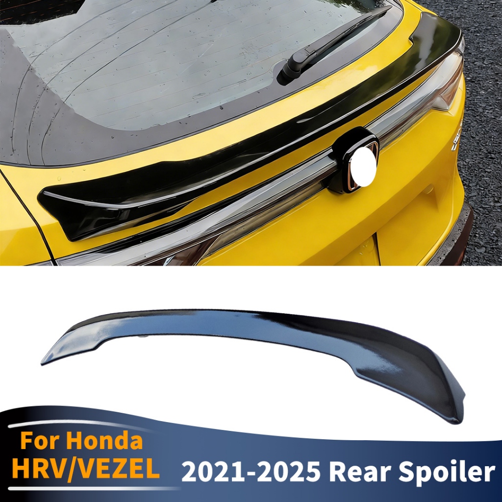 ด้านหลังสปอยเลอร์กลางปีกอุปกรณ์เสริมสําหรับ Honda HRV VEZEL XRV 2021 2022 2023 2024 2025 Boot Lip Tail Air Deflector