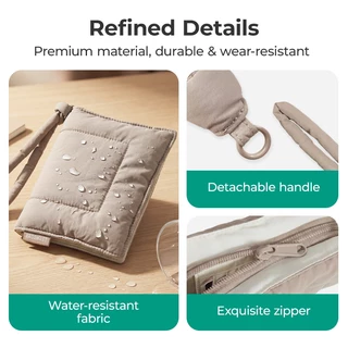 BAGSMART Stylish Coin Wallet Purse Waterproof Coin Clip Lightwristlet Card Holder with Zipper & Id Window