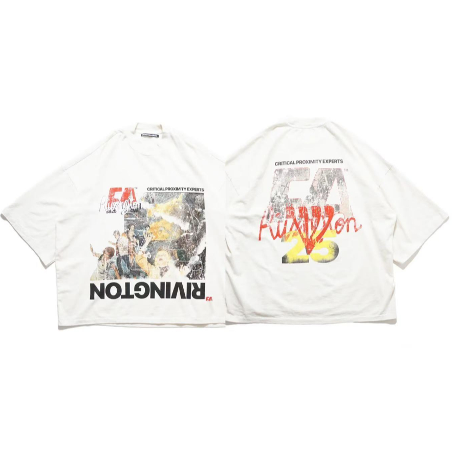 RRR-123 SS25CRITICAL PROXIMITY SS เสื้อยืด 复古