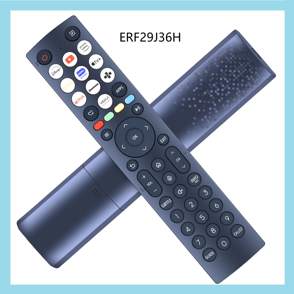 รีโมทคอนโทรลใหม่ ERF2AJ36H สําหรับ Hisense TV 40A5NQTUK, 55U6KQ, 65U6KQ