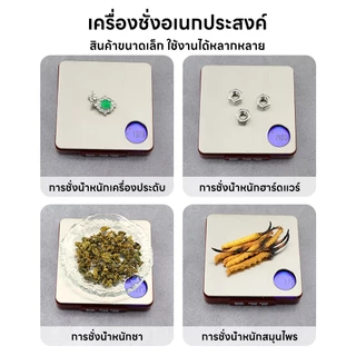 INSMART เครื่องชั่งเครื่องประดับ 500g/0.01 ความแม่นยําสูง พกพาได้ หน้าปัดสแตนเลส