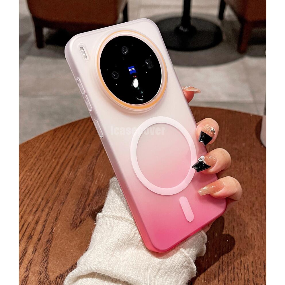 เคส VIVO X300 Pro X200 Ultra Pro Mini X200S 5G ปกแข็งสีสันสดใส Magnetic Gradient ปลอกกันกระแทก