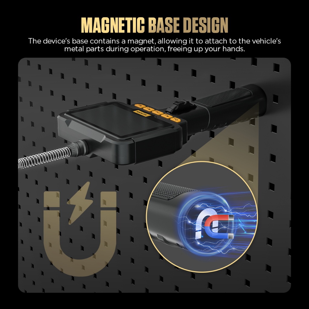 AUTOOL SVB208 ข้อต่อวิดีโอเจาะ HD ยานยนต์ borescope กล้องสําหรับวินิจฉัยเครื่องยนต์ - รูปที่ 6