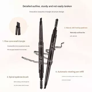 [COD] 2-in-1 ดินสอเขียนคิ้วกันน้ํา Sweatproof Natural Shades Defined & Long-Lasting Tint Brow เครื่องมือแต่งหน้าเครื่องสําอางแต่งหน้า Tint Natural Paint Tattoo Eyebrow Pen