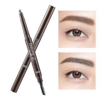 [COD] 2-in-1 ดินสอเขียนคิ้วกันน้ํา Sweatproof Natural Shades Defined & Long-Lasting Tint Brow เครื่องมือแต่งหน้าเครื่องสําอางแต่งหน้า Tint Natural Paint Tattoo Eyebrow Pen