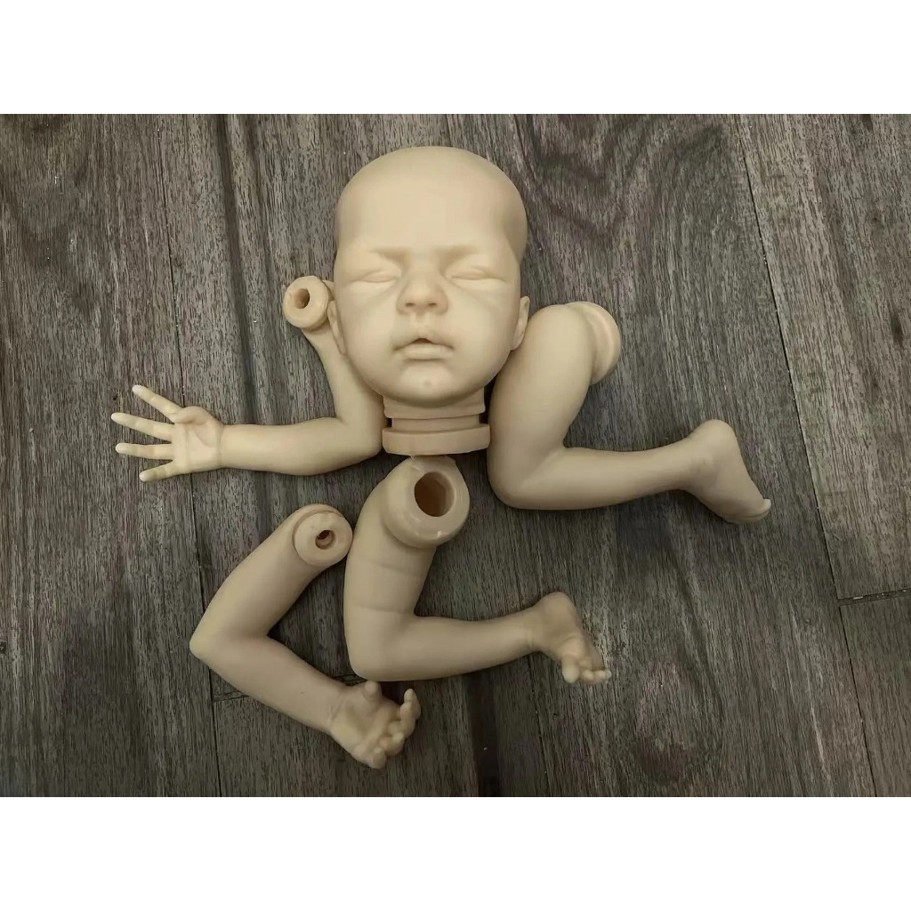 NPK 18 ยังไม่เสร็จ Unpaited Blank Reborn DIY อะไหล่ Sila ชุดตุ๊กตาสีสดพร้อมตัวผ้า – โปรปัง
