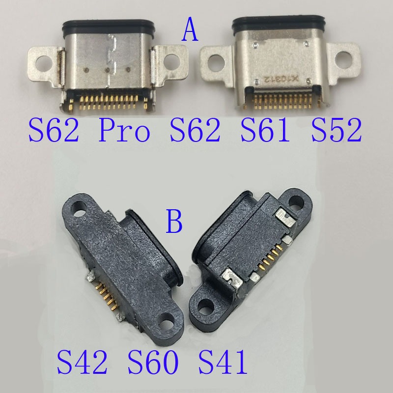 2-10 ชิ้นปลั๊กชาร์จ USB สําหรับ Caterpillar Cat S52 S41 S62Pro S61 S62 Pro S42 S60 Consatct แจ็คแท่น