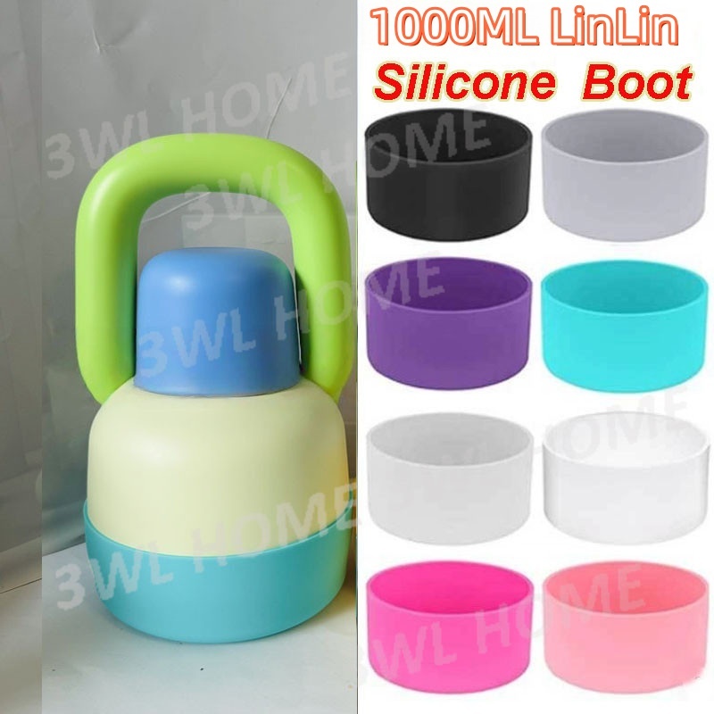 ป้องกันซิลิโคน Boot สําหรับ Chako lab 1000ML เหยือกน้ํา ,64oz Boot ขวดน้ําซิลิโคน 12.5 ซม. Big Belly ถ้วยซิลิโคนด้านล่าง