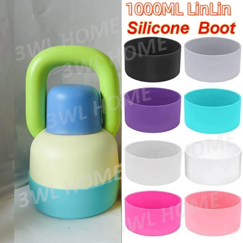 ป้องกันซิลิโคน Boot สําหรับ Chako lab 1000ML เหยือกน้ํา ,64oz Boot ขวดน้ําซิลิโคน 12.5 ซม. Big Belly ถ้วยซิลิโคนด้านล่าง