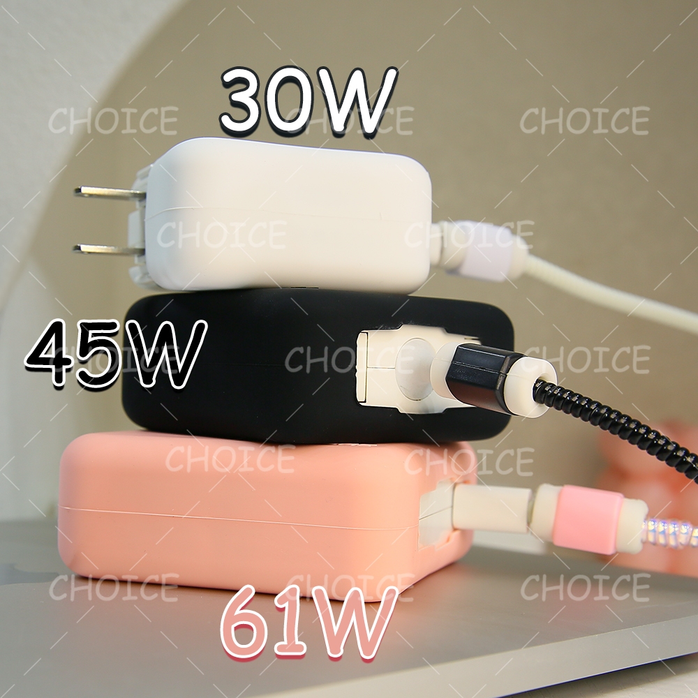 สําหรับair 13 การ์ตูนซิลิโคน Chargerป้องกันสําหรับMacbook Air A2337 30W 35W M1 Pro 13 2022 Pro 14-67