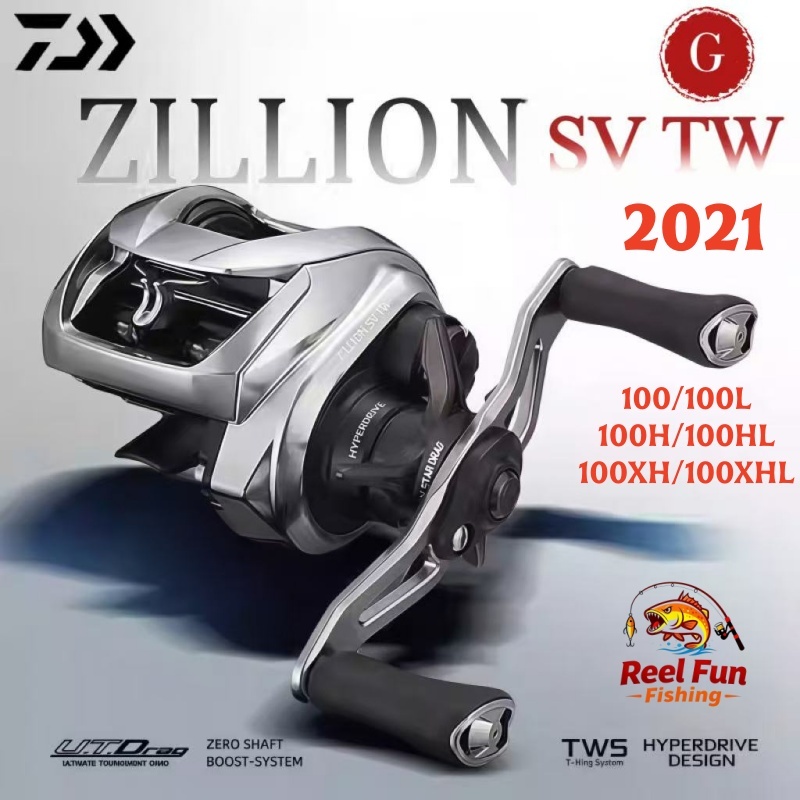รอกตกปลา Daiwa Zillion SV TW G 2021 ของแท้ 100%