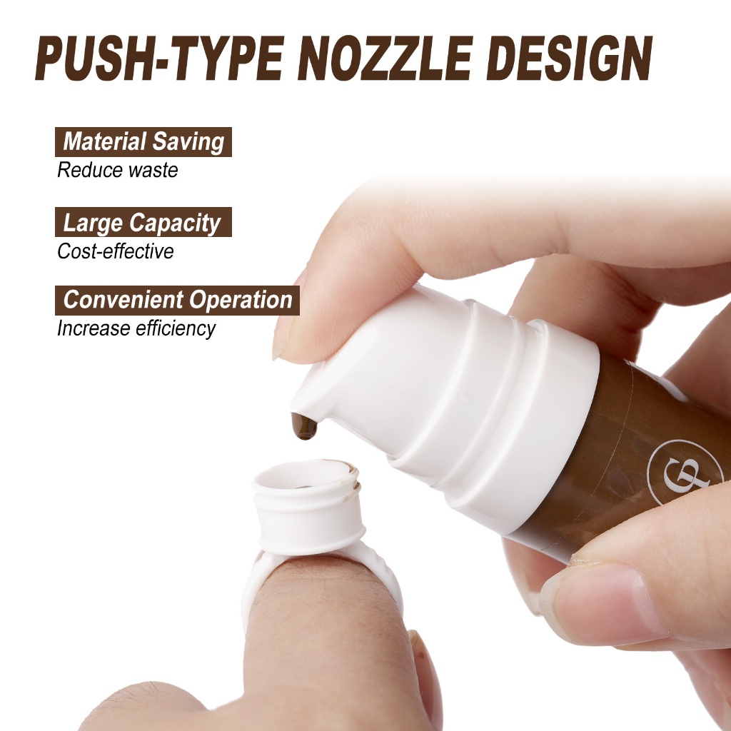 สติกมา 10มล(1/3ออนซ์) พรีเมี่ยมสักหมึกกันน้ําติดทนนานลิปคิ้วอายไลเนอร์มืออาชีพสักจิตรกรรมอุปกรณ์ - รูปที่ 4