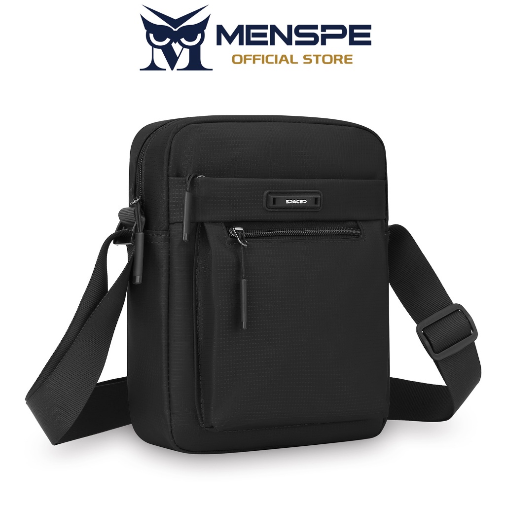MENSPE กระเป๋าสะพายไหล่ผู้ชายกระเป๋าธุรกิจ Leisure Sport Street Bag Phone Bag กระเป๋าเดินทาง Business Bag