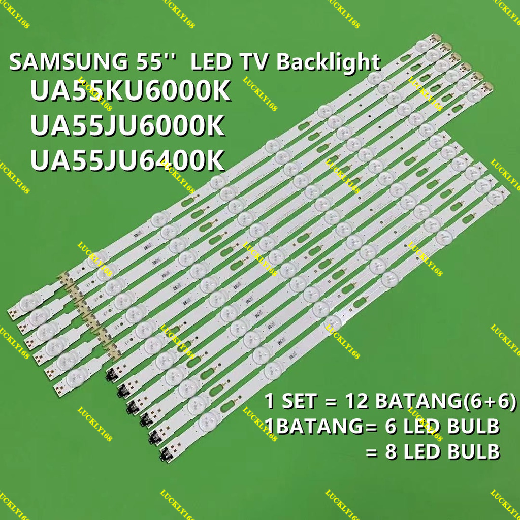 SAMSUNG ไฟ LED แบ็คไลท์ UE55JU7000 UE55JU6400 UE55JU6500 UA55KU6000K / UA55JU6400K V5DU-550DCB-R1 V5