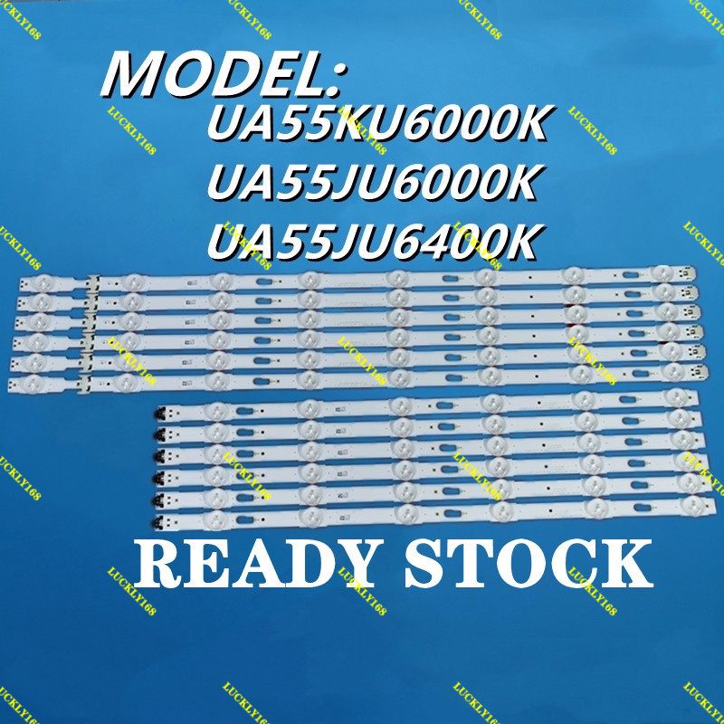 SAM SUNG UA55JU6000K UA55JU6400K UA55KU6000K LED TV BACKLIGHT BAR (ใหม่) READY STOCK (UA55JU6000 UA5