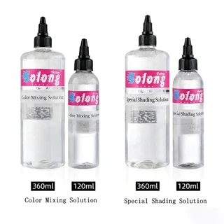 SOLONG 120ML(4OZ)360ML(12OZ) Tattoo Ink Solution สีแรเงาพิเศษผสม Solution Blending Agent Pigment Enhancer วัสดุ Diluent สําหรับ Body Art Tattoo Supplies
