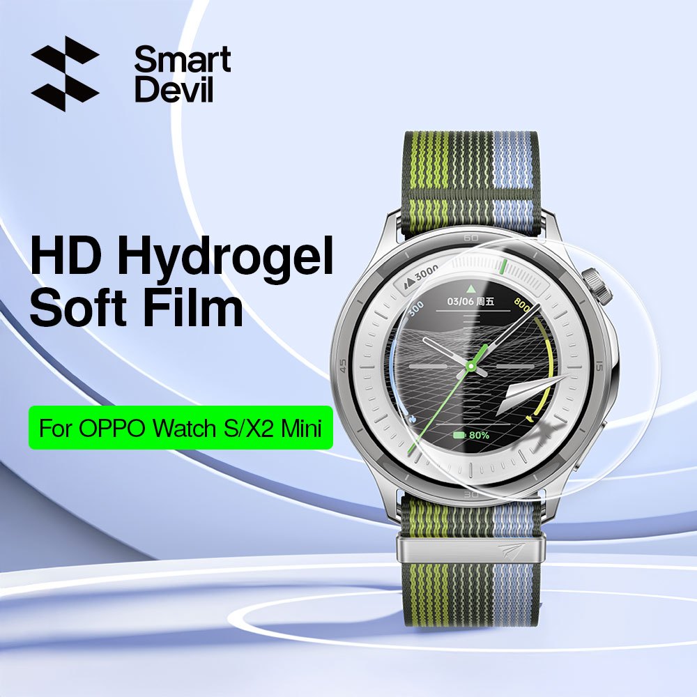 SmartDevil HD Hydrogel ฟิล์มนุ่มสําหรับ OPPO WatchX2 Mini/นาฬิกา S สมาร์ท Full-Cover นาฬิกา Face Protector HD Anti-Shatter