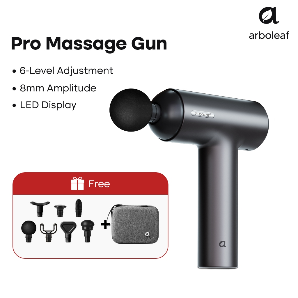 Arboleaf เครื่องนวด เครื่องนวดมือถือ Massage Gun ปืนนวด ​​ปืนนวดกล้ามเนื้อ​ ปืนนวดไฟฟ้า CM40G
