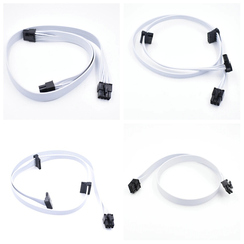 PCIe 8Pin 6 + 2Pin GPU CPU 4 + 4Pin SATA Molex สําหรับ Corsair RM RM RMX RMi RMe HXi AXi SF TX-M CS 