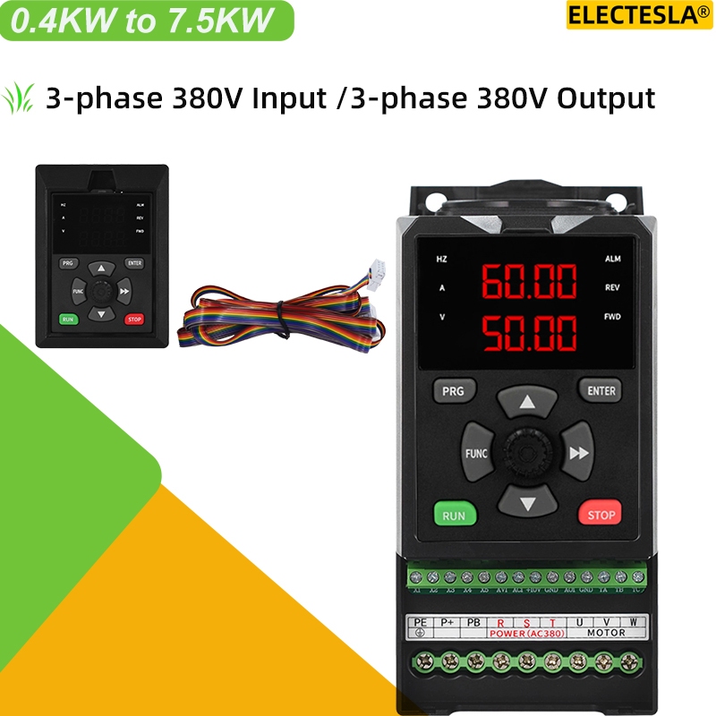 อินเวอร์เตอร์ 3 เฟส 380V 400V 415V 440V VFD 4KW 5.5KW ความถี่อินเวอร์เตอร์แปลงความถี่ AC Driver