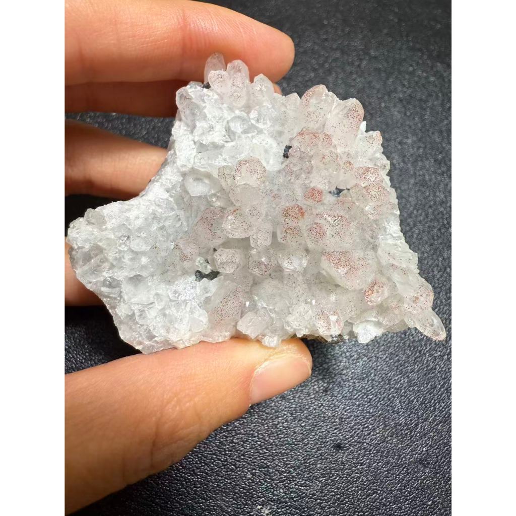 Jiangxi Strawberry Crystal Symbiotic Pyrite โปร่งแสงมาก