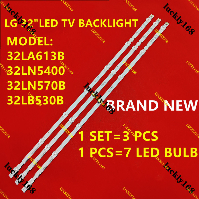 2PCS สําหรับ LG 32 "32LB530A LED TV BACKLIGHT 32LA6130 32LB530A-TA 32LN5100 32LN5400 32LB530 32LA632