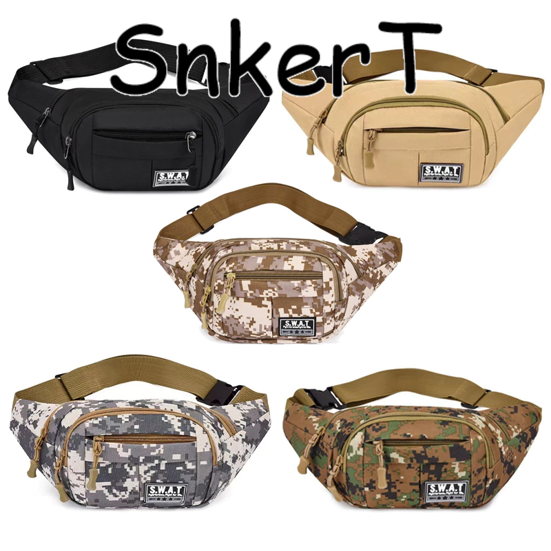 Fanny Pack, กระเป๋าสะพายไหล่, ไนลอนกันน้ํา, หลายชั้น, ที่เก็บโทรศัพท์, ความจุขนาดใหญ่