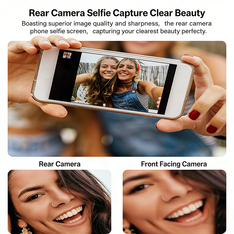 Mini Magnetic Vlog Selfie Monitor หน้าจอโทรศัพท์ไร้สายกล้องด้านหลัง Monitor หน้าจอ Mirroring สําหรับ iPhone/Android Selfie Vlog Live ราคา ถูกที่สุด ดีลบีเคเค แกลเลอรีภาพที่ 6