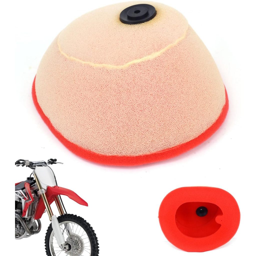 Dirt Bike Air Filters Filter Cartridge Intake Cleaner for CRF250R 2010-2013, CRF450R 2009-2012 Motorcycle