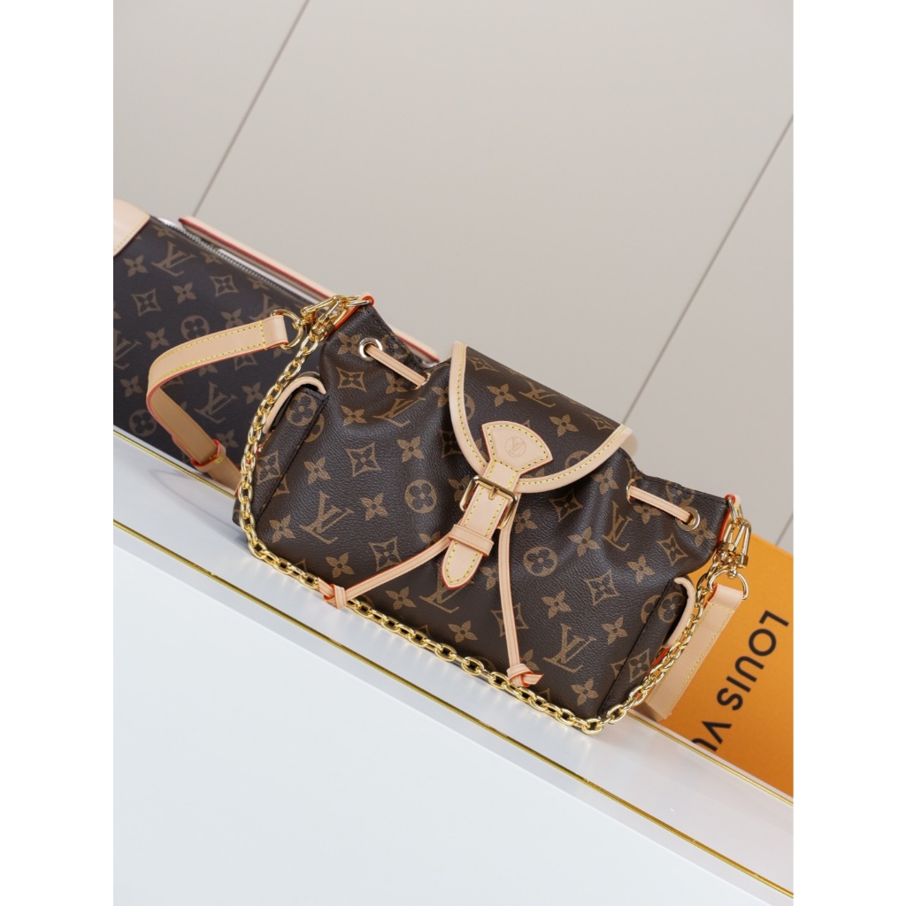 กระเป๋าถือ Oodie's ฤดูกาลใหม่ 2025 สไตล์แฟชั่น มีพราวหัวเข็มขัดและโซ่ถอดได้ ทำจากผ้าใบ สำหรับใส่ลิปส